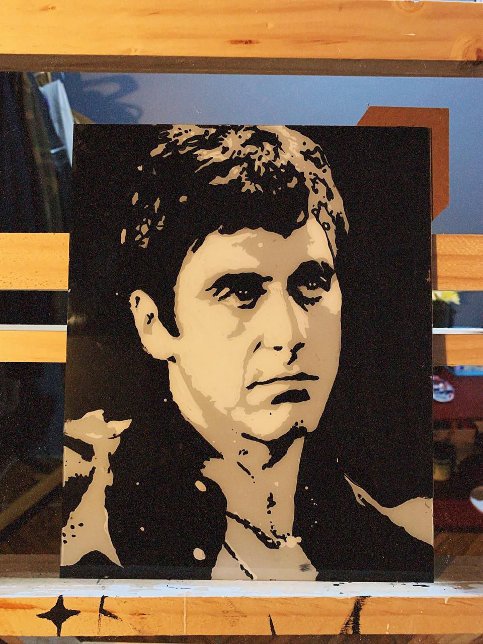 Cuadro de Tony Montana
